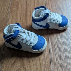 Kids Blue and White Sneakers